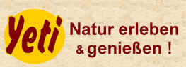 Yeti Natur erleben und geniessen
